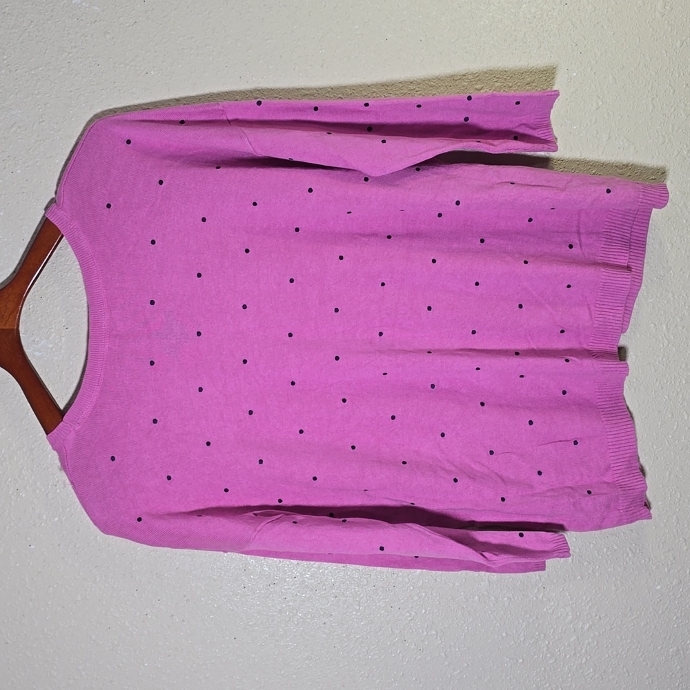J. Jill Pink 3/4 Sleeve Sweater Top - Picture 5 of 5